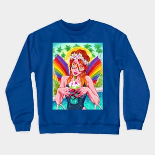 Rainbow Persephone Crewneck Sweatshirt